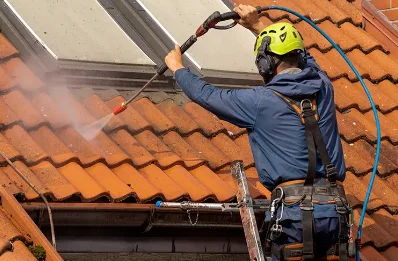 Démoussage et hydrofuge de toiture à Bazougers